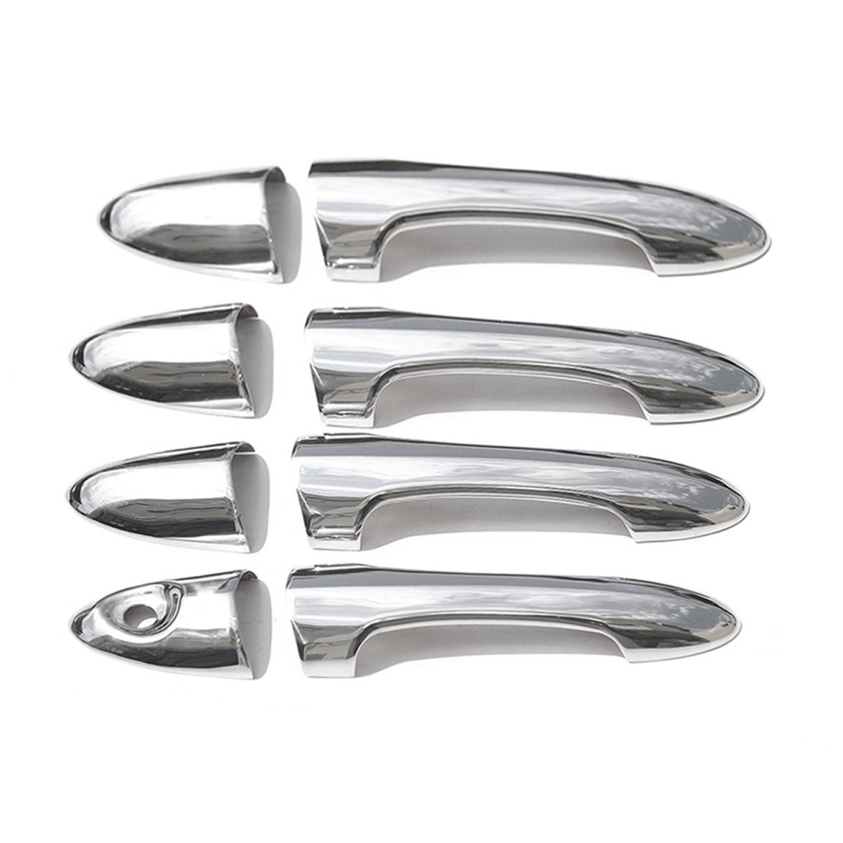 Ford Focus HB Door Handle Cover - Omac - H1 S.Steel - Gloss Silver - '00-'07